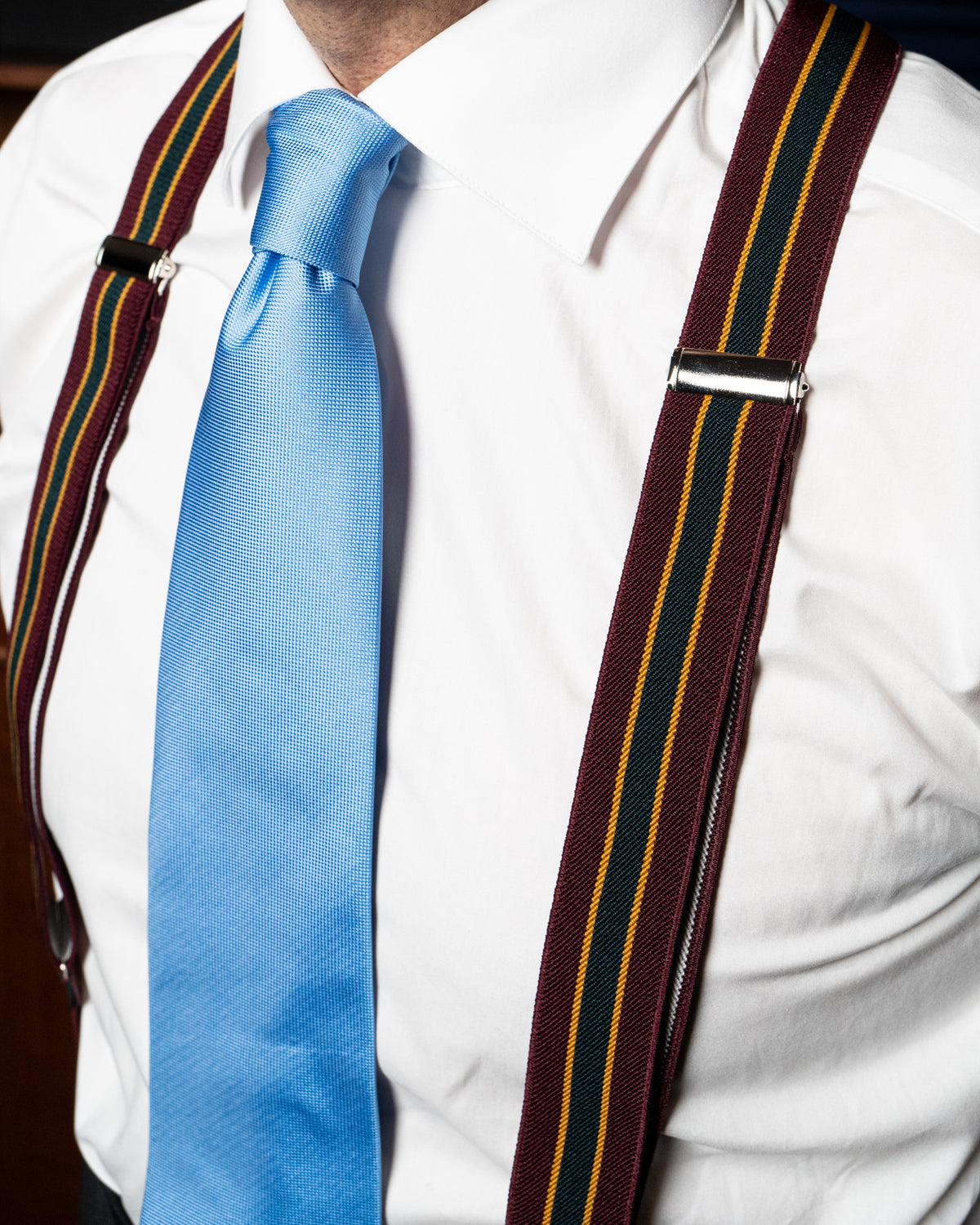 Red Striped Suspenders