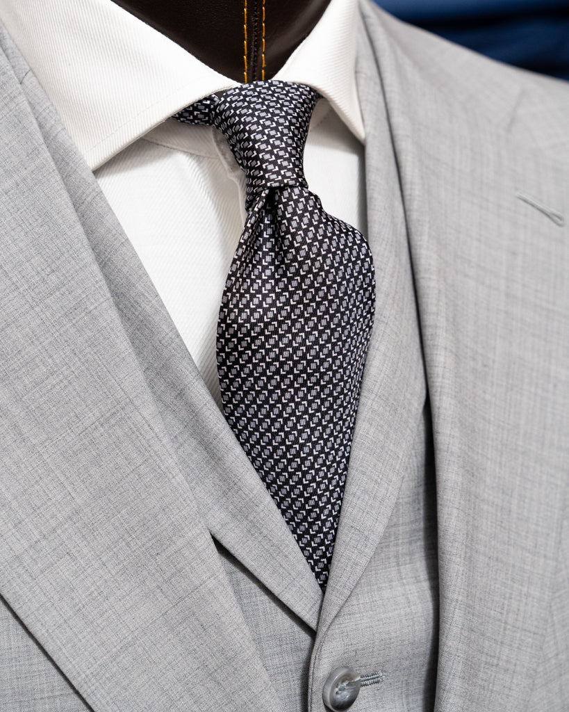 Giotto Natural Grey Suit with Vest