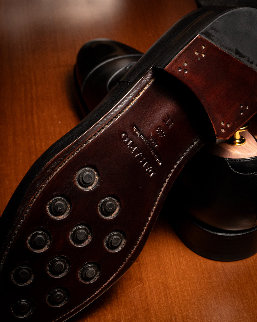 Shiny Black Oxford Shoe