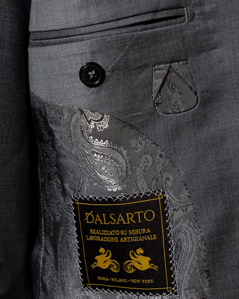 Giotto Pearl Gray Suit with Vest