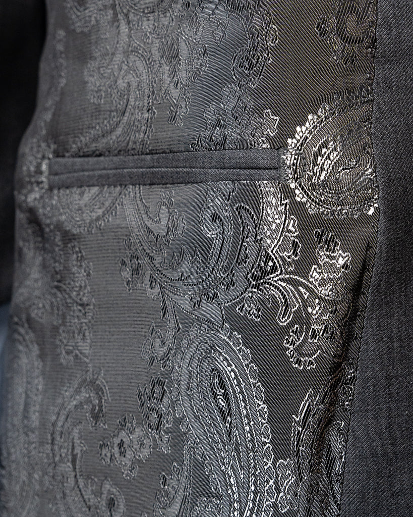 Giotto Pearl Gray Suit with Vest