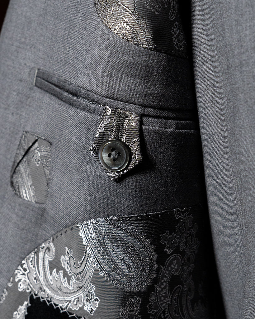 Giotto Pearl Gray Suit with Vest