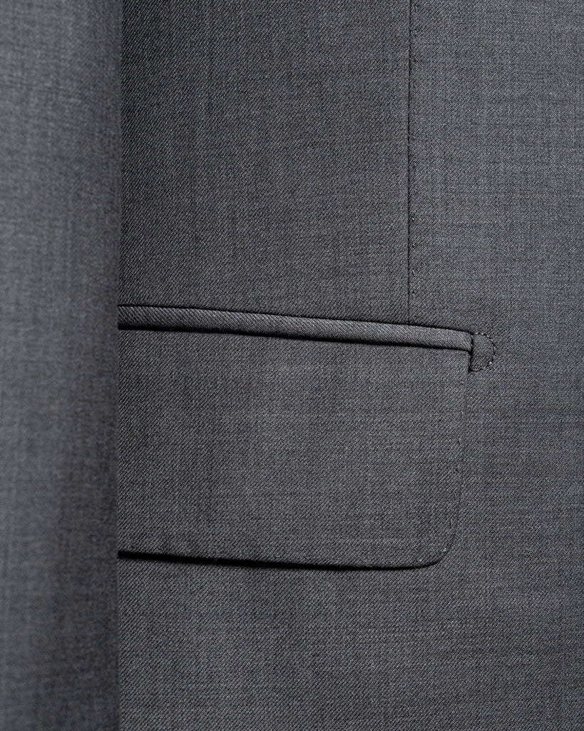 Giotto Pearl Gray Suit with Vest