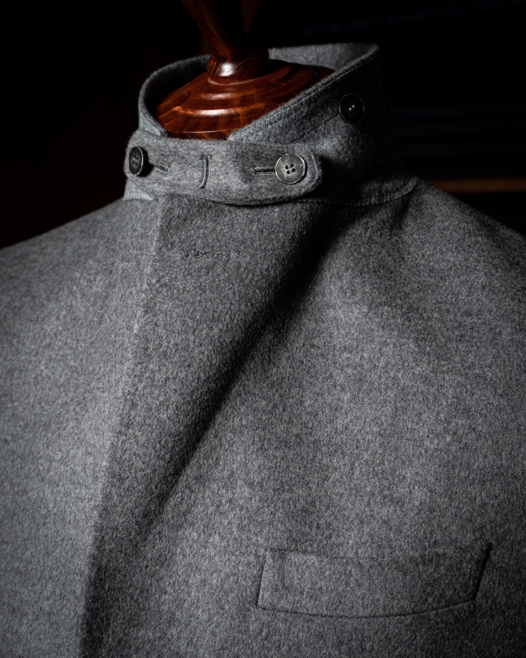 Cappotto Brunelleschi Grigio Tre Bottoni