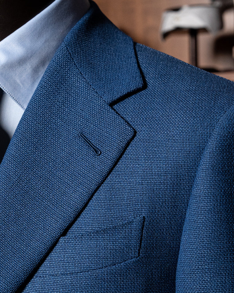 Giacca Giotto Hopsack Navy