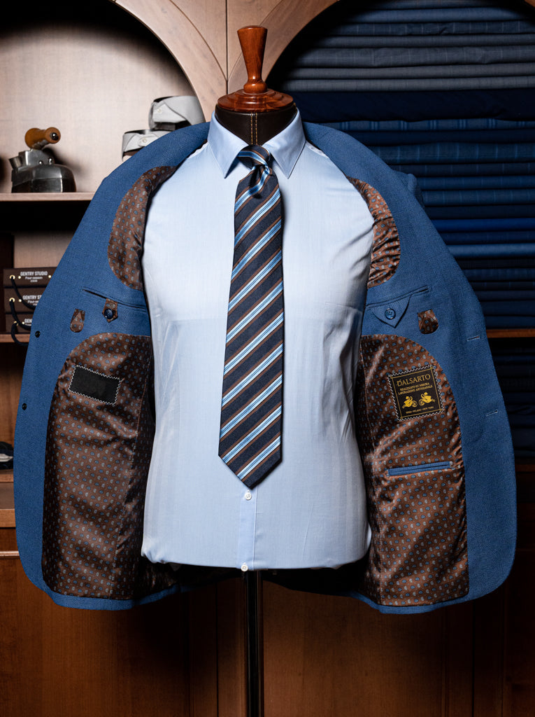 Giacca Giotto Hopsack Navy