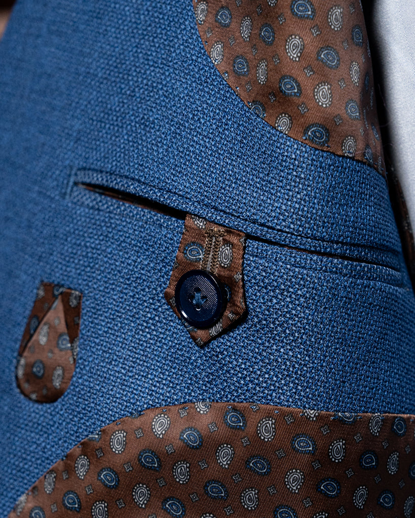 Giacca Giotto Hopsack Navy
