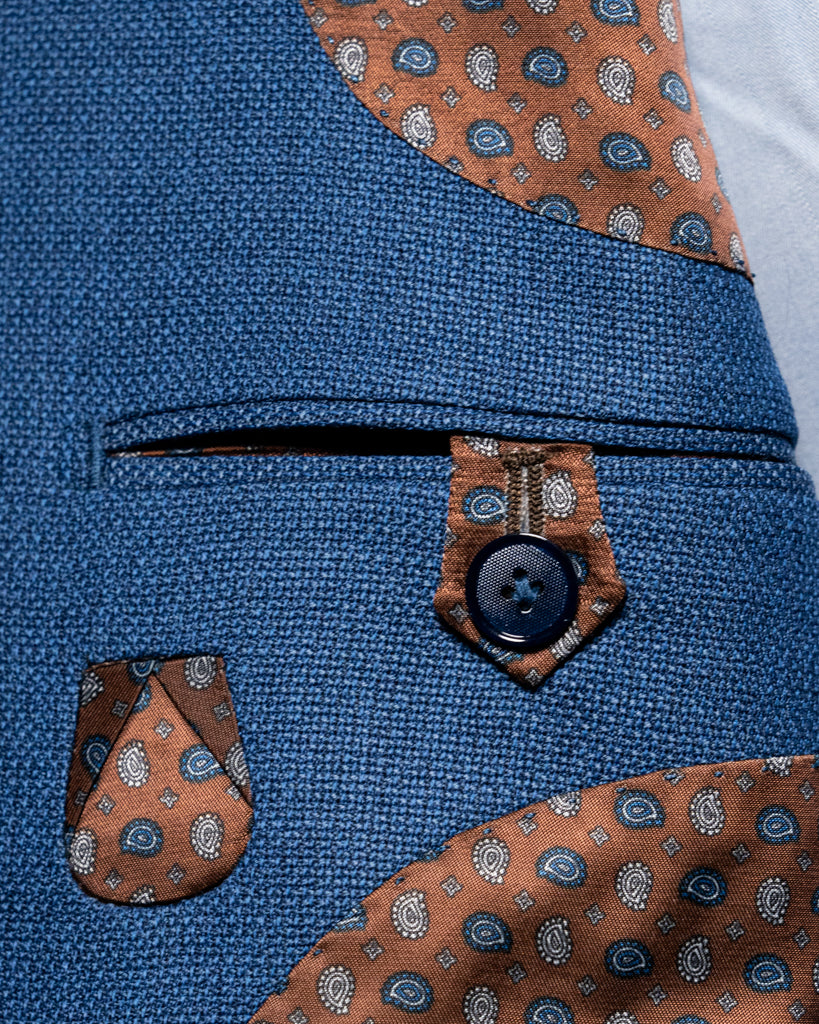Giacca Giotto Hopsack Navy