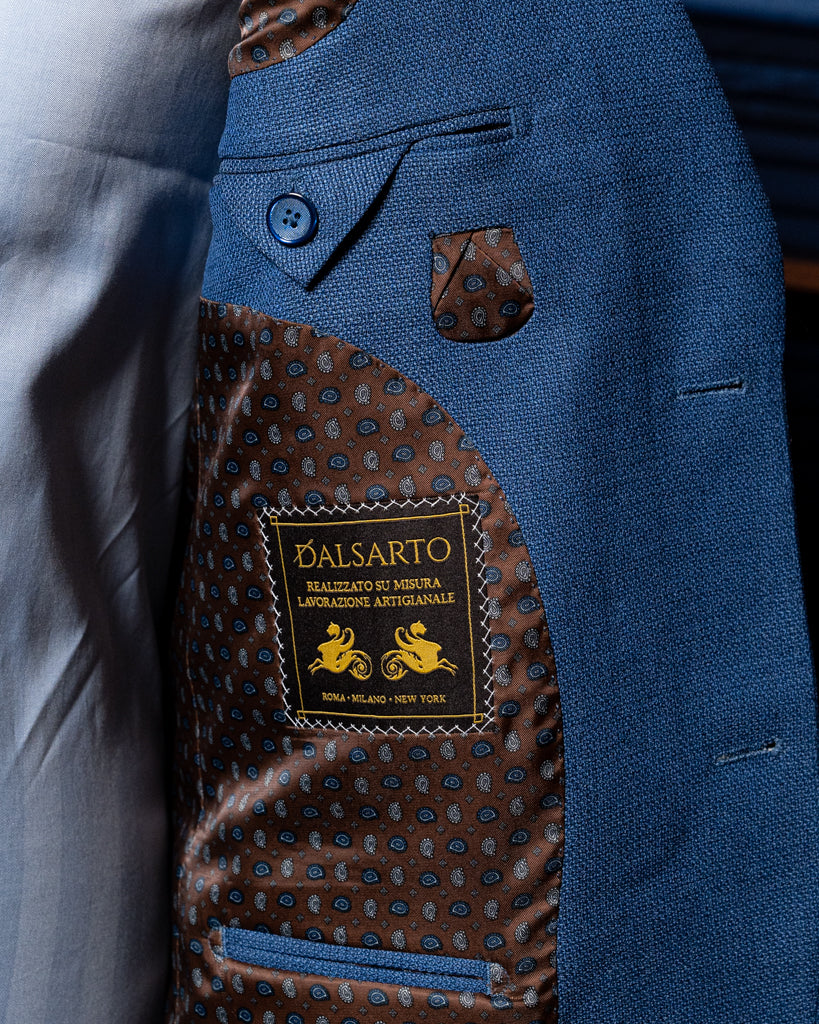 Giacca Giotto Hopsack Navy