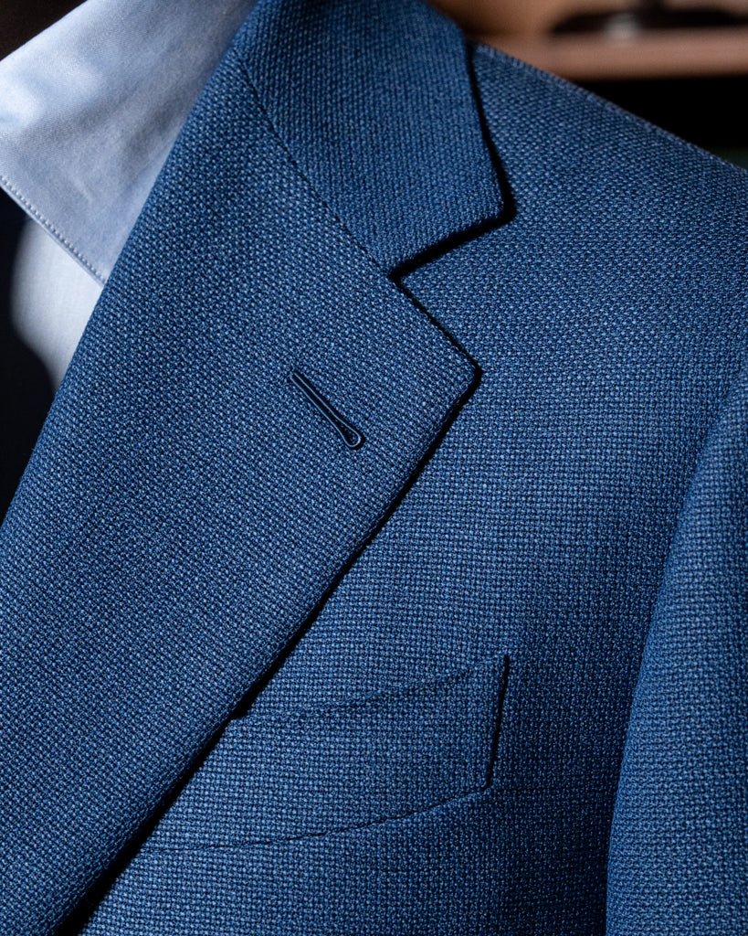 Giacca Giotto Hopsack Navy