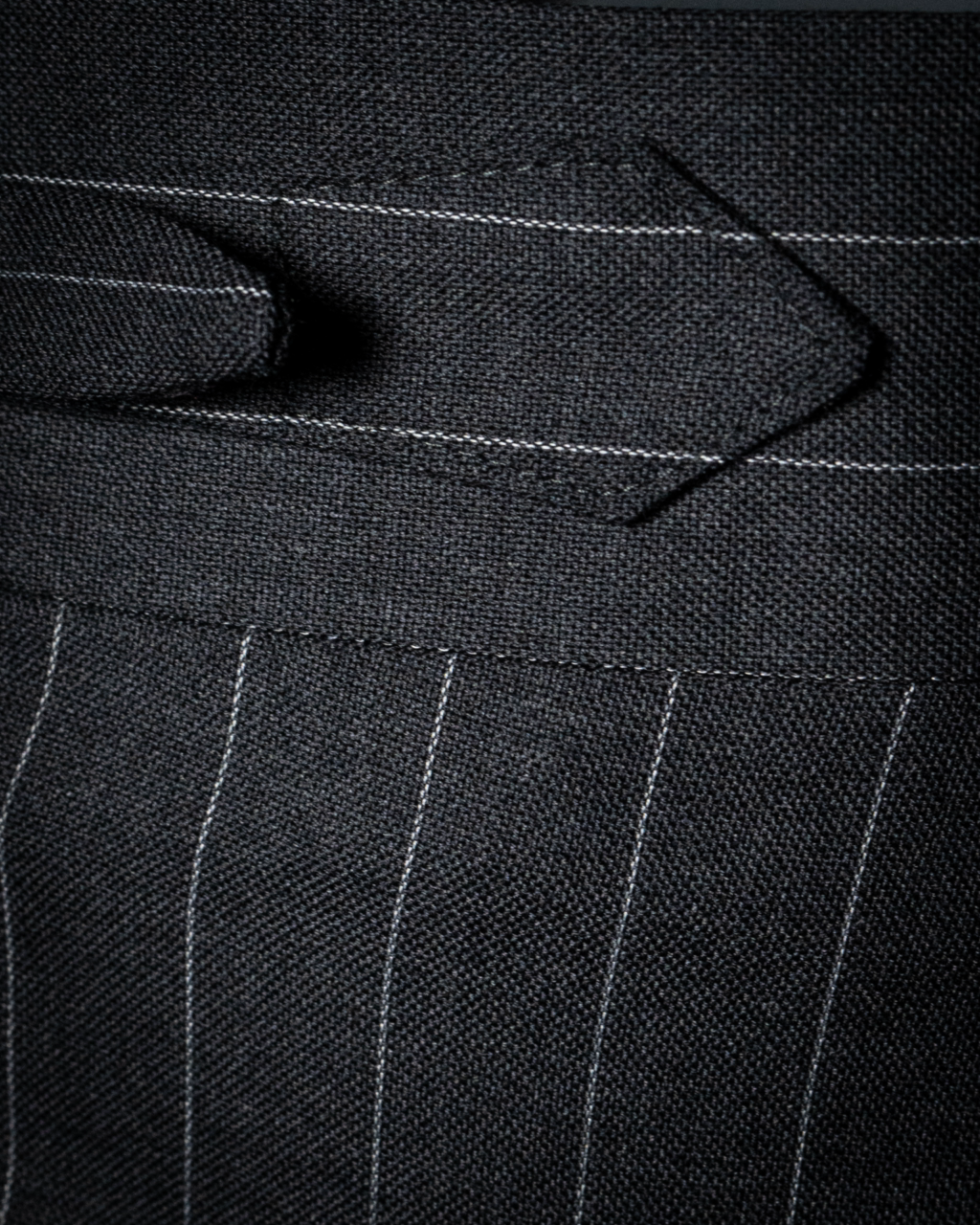 Borromini Gray Pinstriped Pants