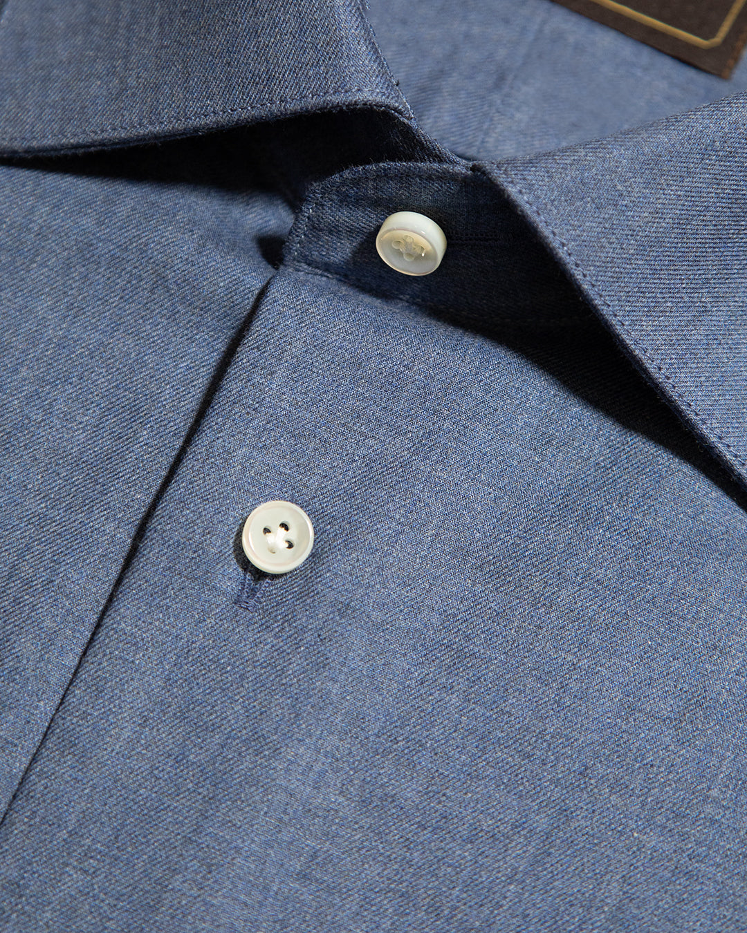 Camicia Cotone Blu
