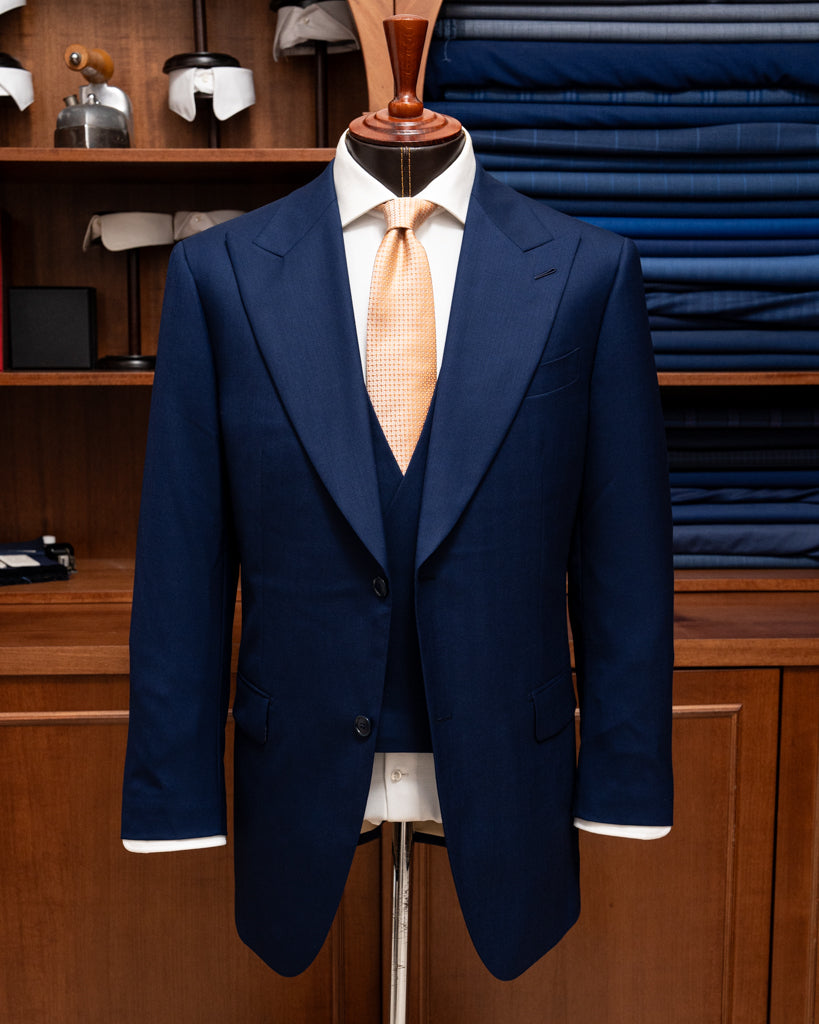 Abito Bernini Blu Marino con Gilet