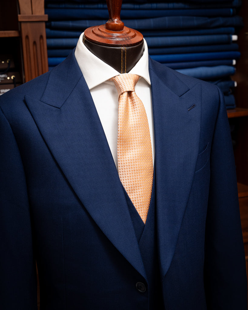 Abito Bernini Blu Marino con Gilet
