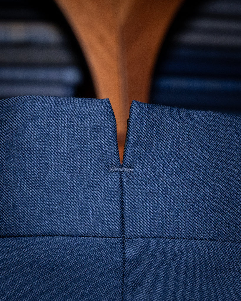 Abito Bernini Blu Pavone con Gilet