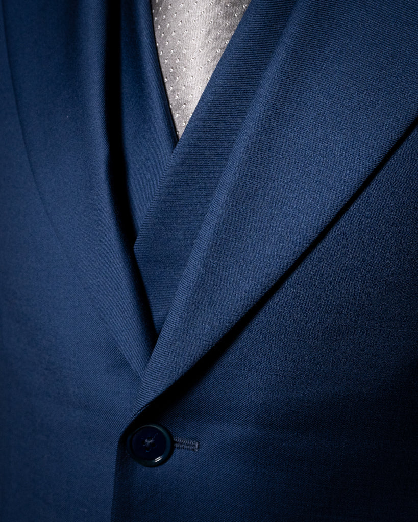 Abito Bernini Blu Pavone con Gilet