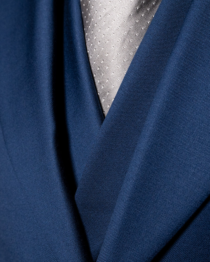 Abito Bernini Blu Pavone con Gilet