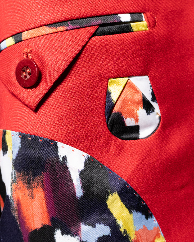 Abito Bernini Rosso Geranio