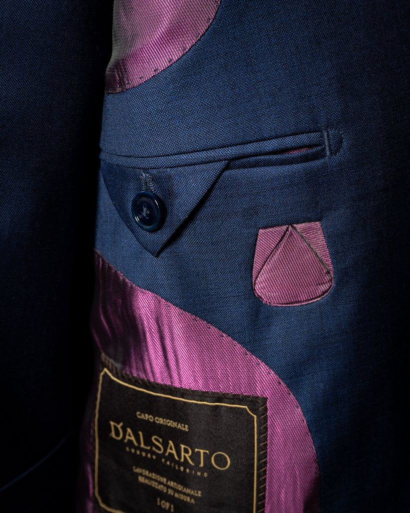 Abito Bernini Twill Blu Notte con Gilet
