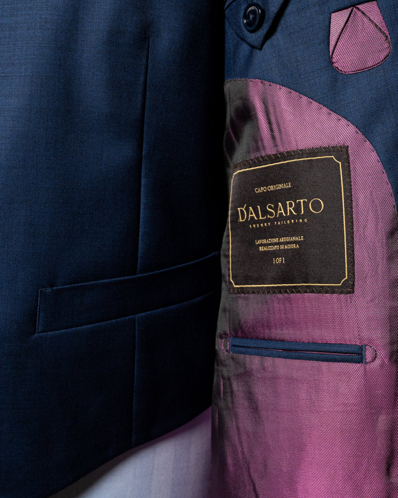 Abito Bernini Twill Blu Notte con Gilet