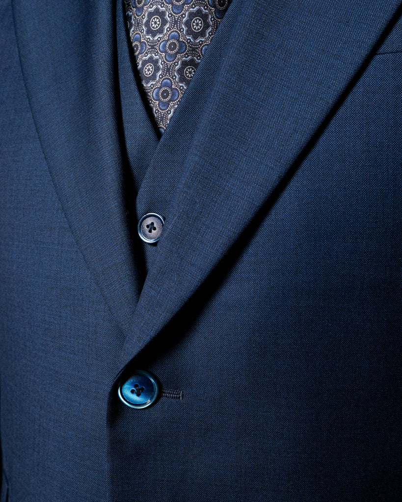 Abito Bernini Twill Blu Notte con Gilet