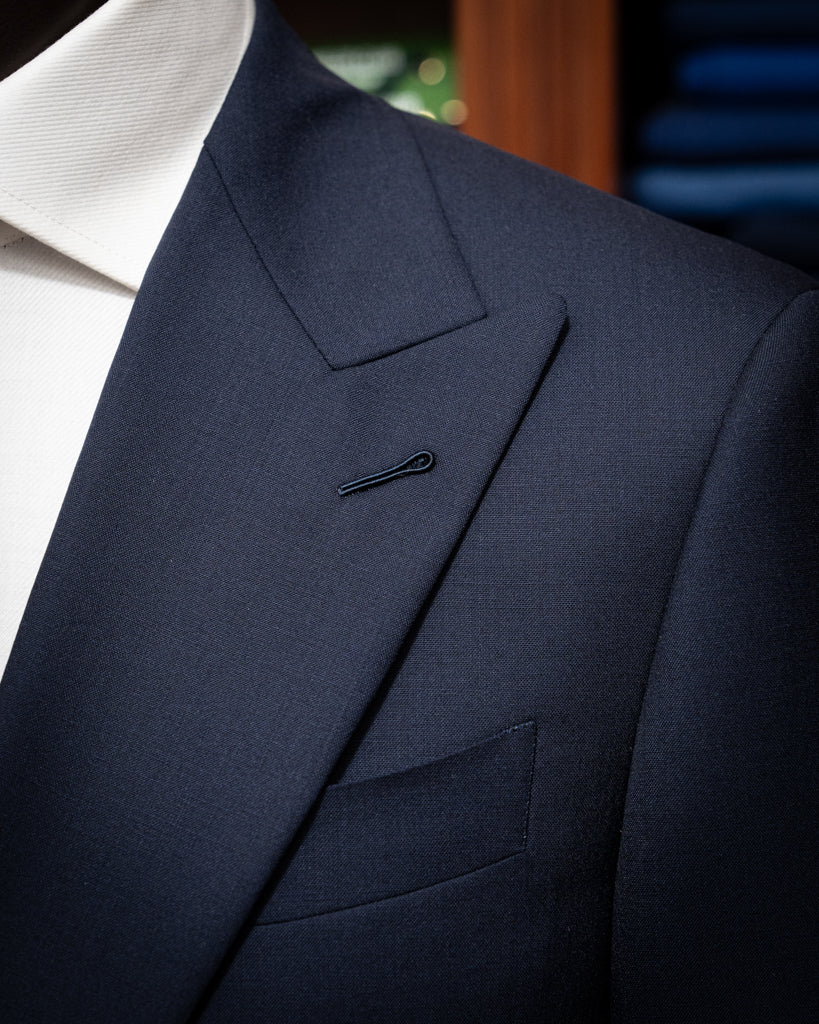 Abito Bernini Twill Blu Notte Sfoderato
