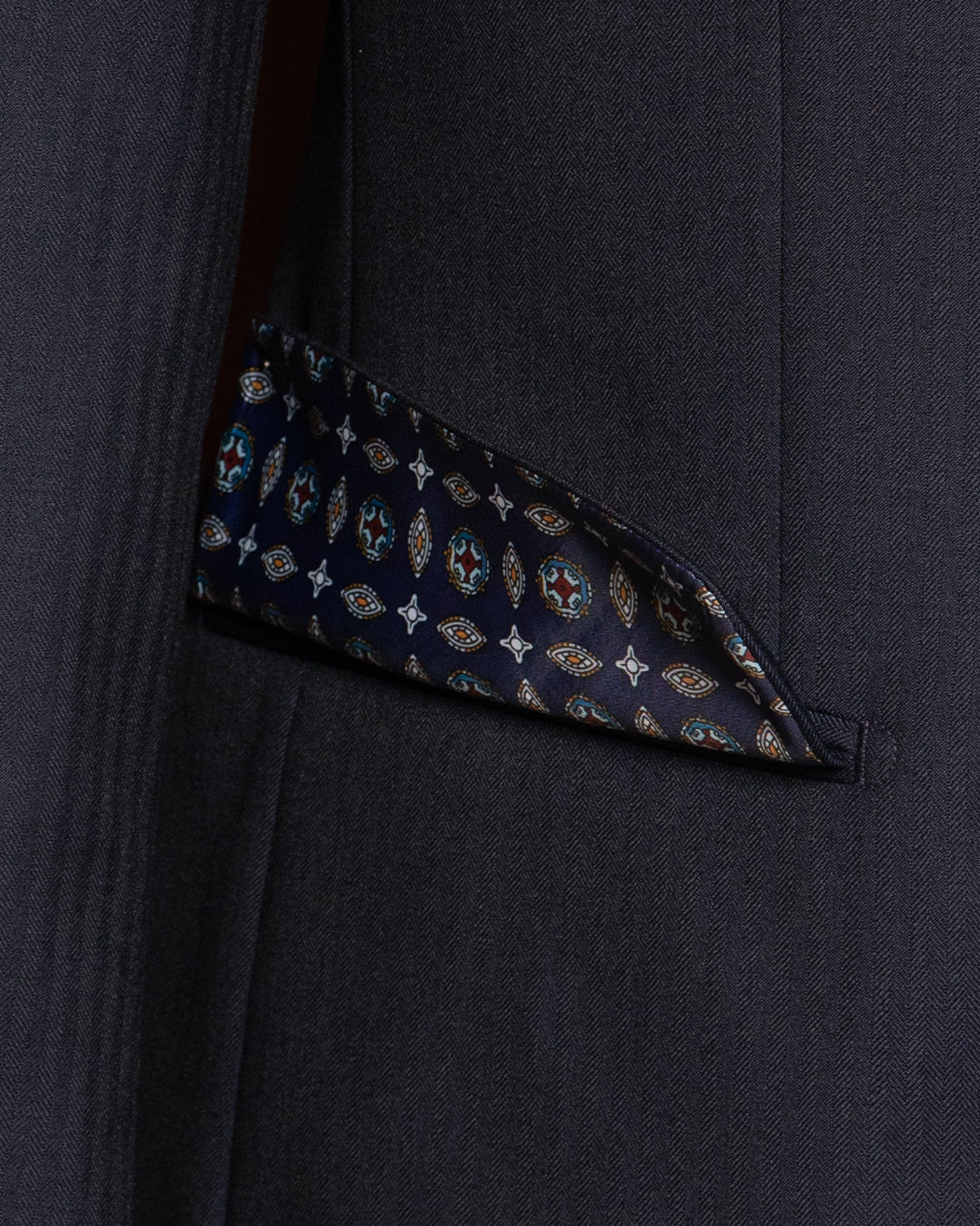 Abito Business Giotto Blu Scuro Spinato
