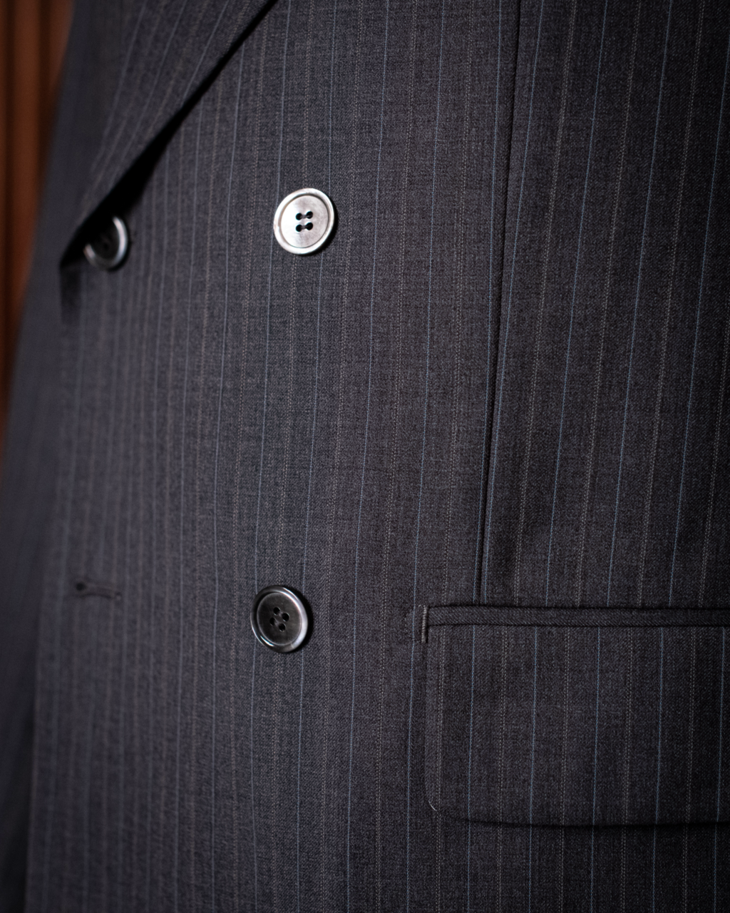 Canova Dark Grey Pinstripe Suit
