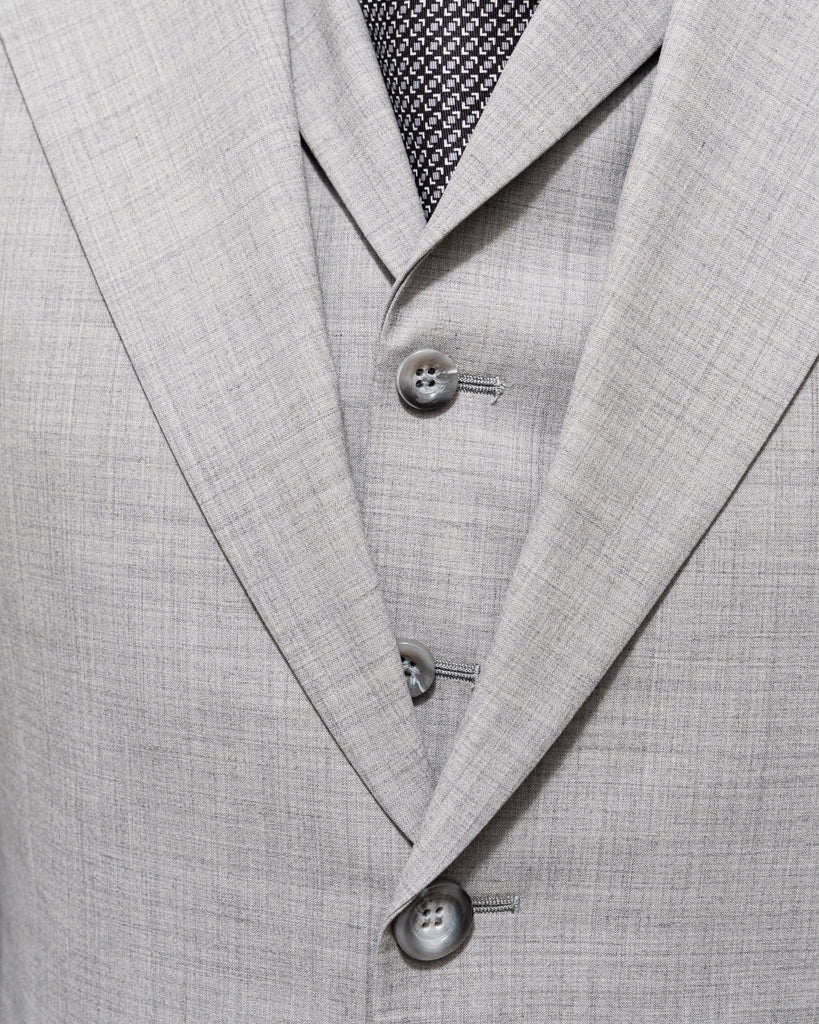 Giotto Natural Grey Suit with Vest