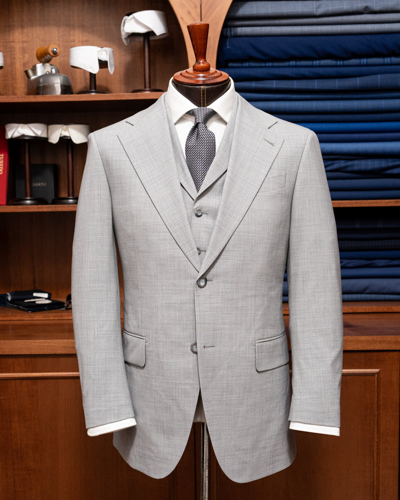 Abito Giotto Natural Grey con Gilet
