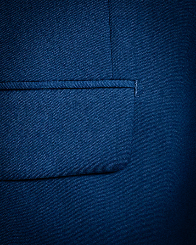 Abito Giotto Blu Capri con Gilet Argento