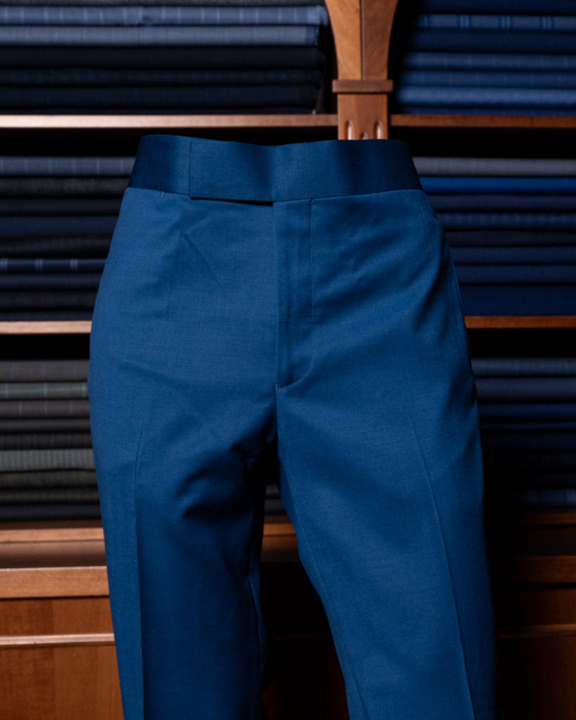 Abito Giotto Blu Capri con Gilet Argento
