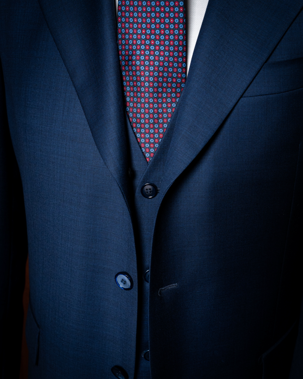 Abito Giotto Blu Notte Con Gilet