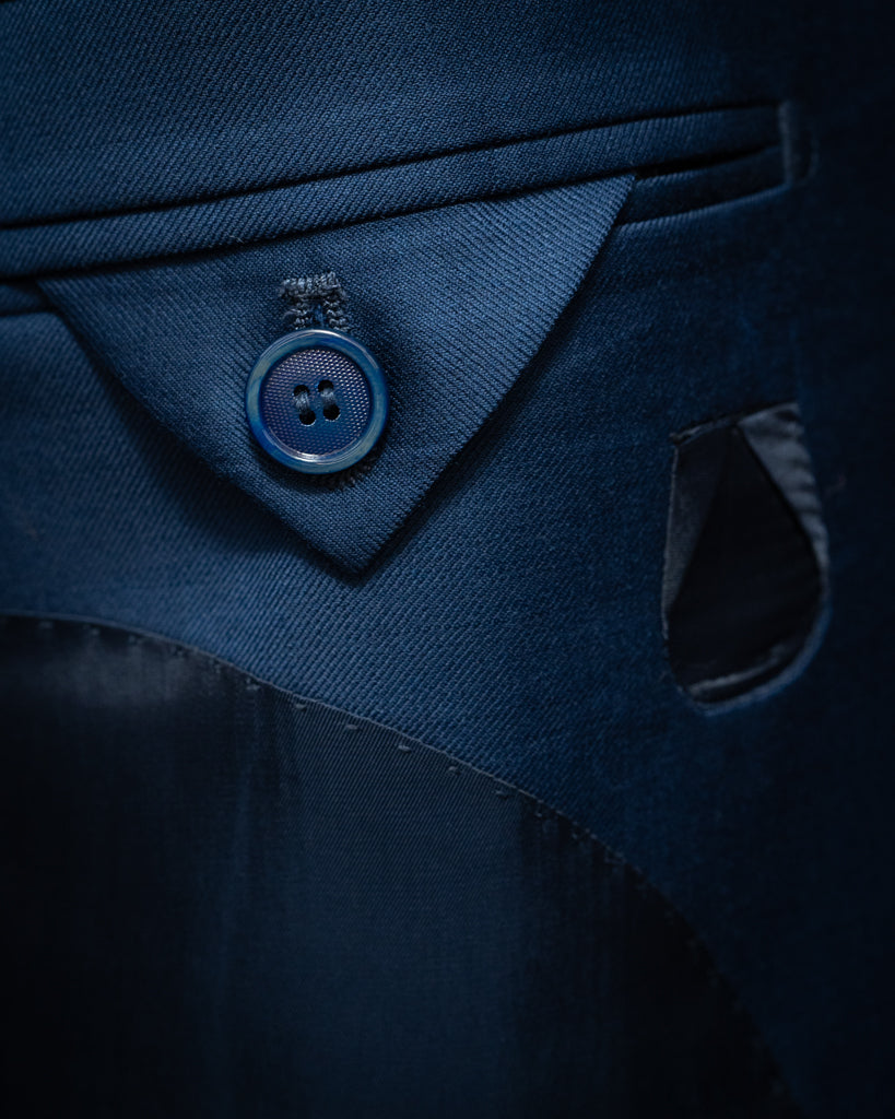 Abito Giotto Blu Pavone con Gilet