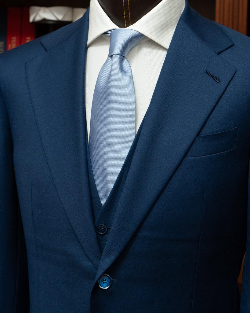 Abito Giotto Blu Pavone con Gilet