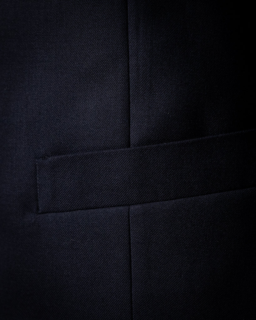 Abito Giotto Blu Petrolio Scuro con Gilet