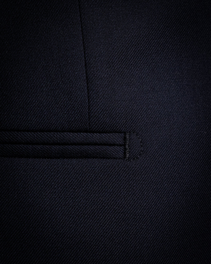 Abito Giotto Blu Petrolio Scuro con Gilet