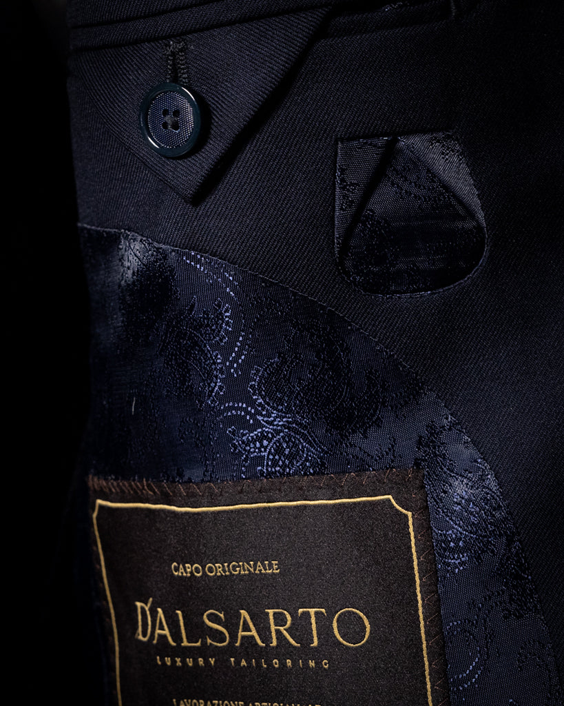 Abito Giotto Blu Petrolio Scuro con Gilet