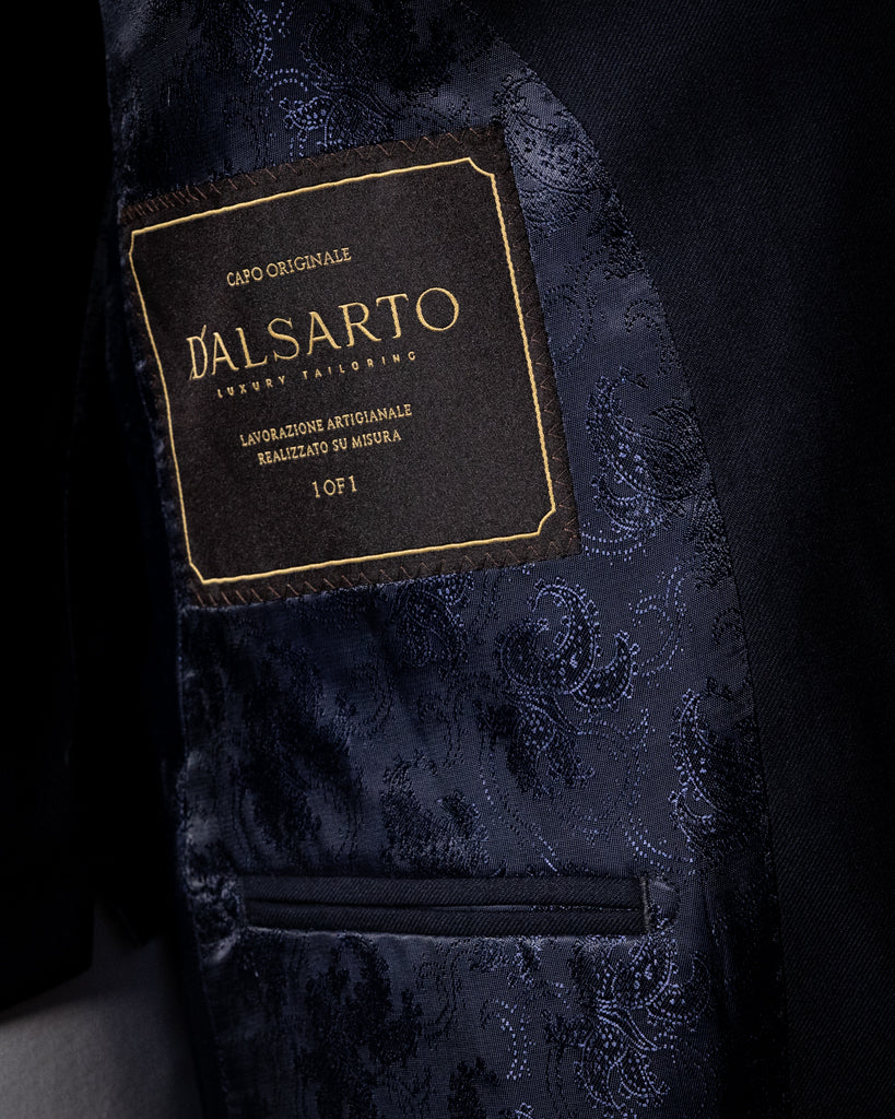Abito Giotto Blu Petrolio Scuro con Gilet