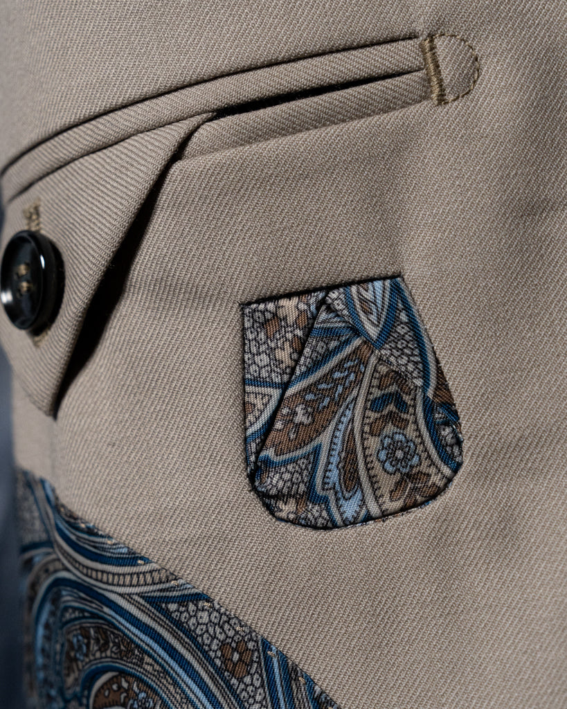 Abito Giotto Grigio Beige con Gilet