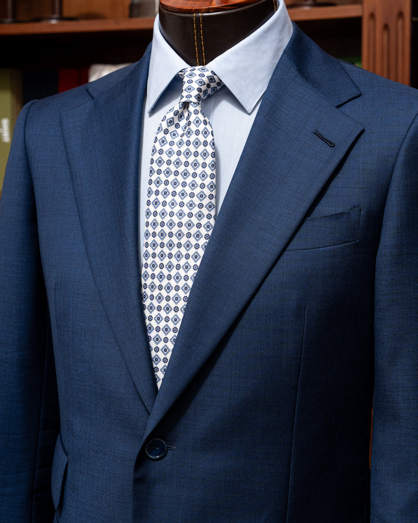 Abito Giotto in Twill Blu Notte