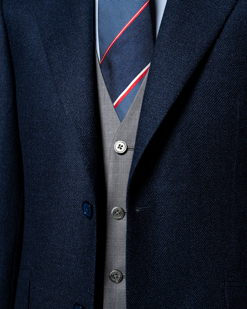 Abito Giotto Light Blue con Gilet