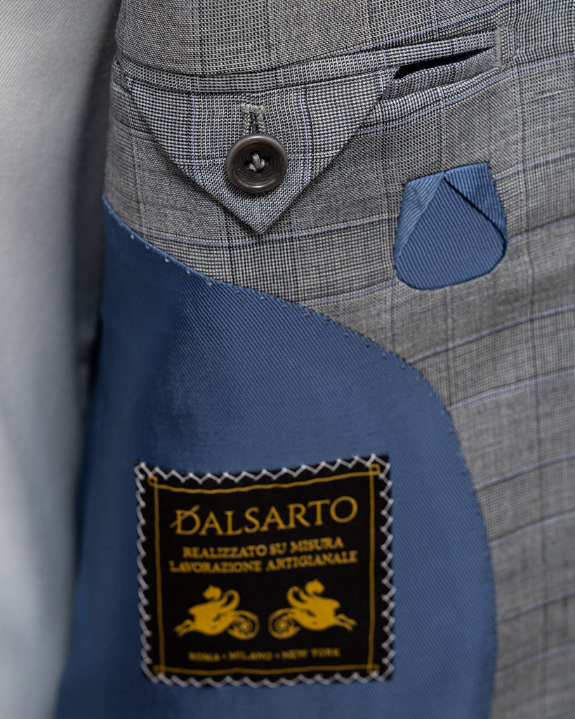 Giotto Glencheck Grey Suit