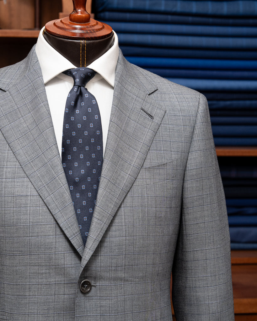 Giotto Glencheck Grey Suit