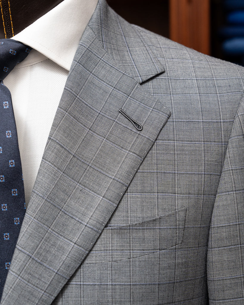 Giotto Glencheck Grey Suit