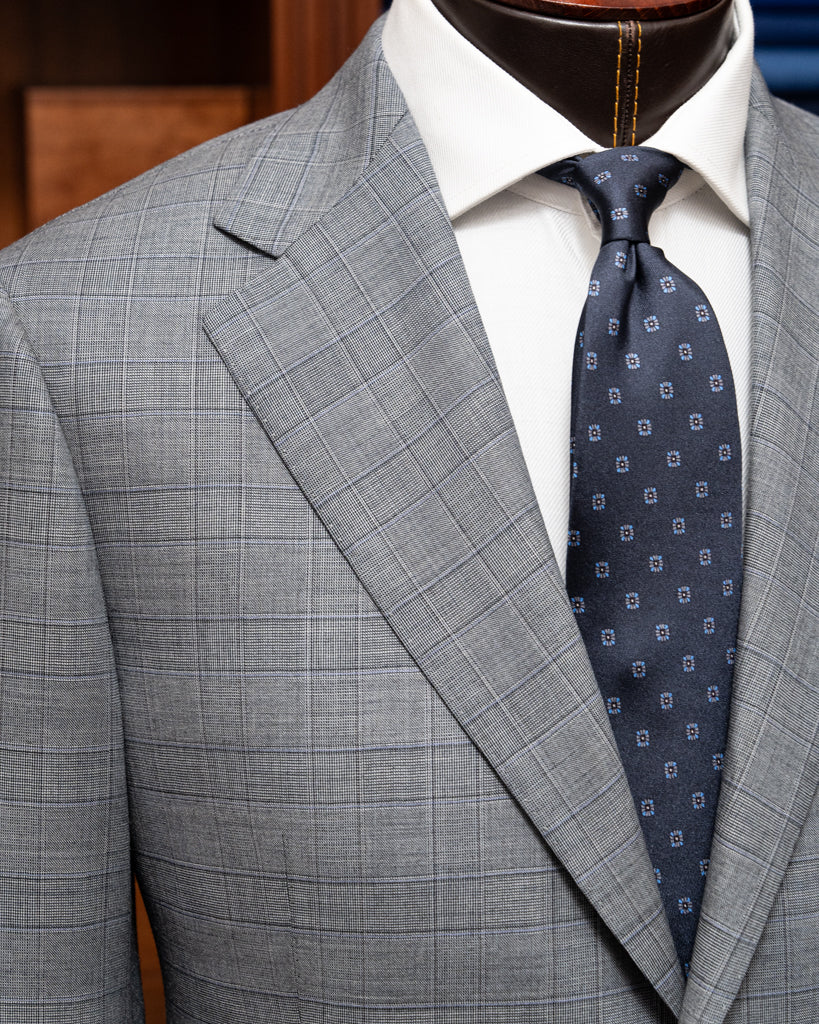 Giotto Glencheck Grey Suit