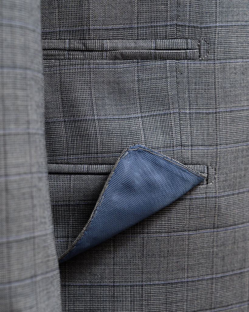 Giotto Glencheck Grey Suit