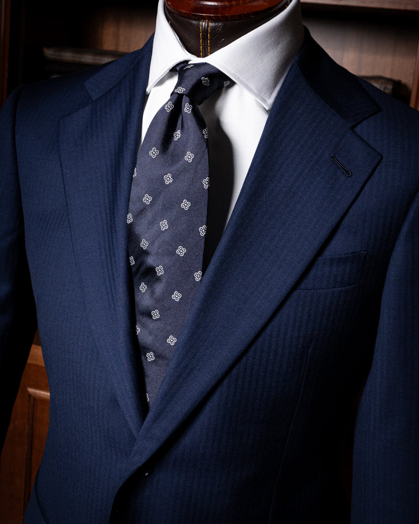 Abito Giotto Spinato Blu Navy