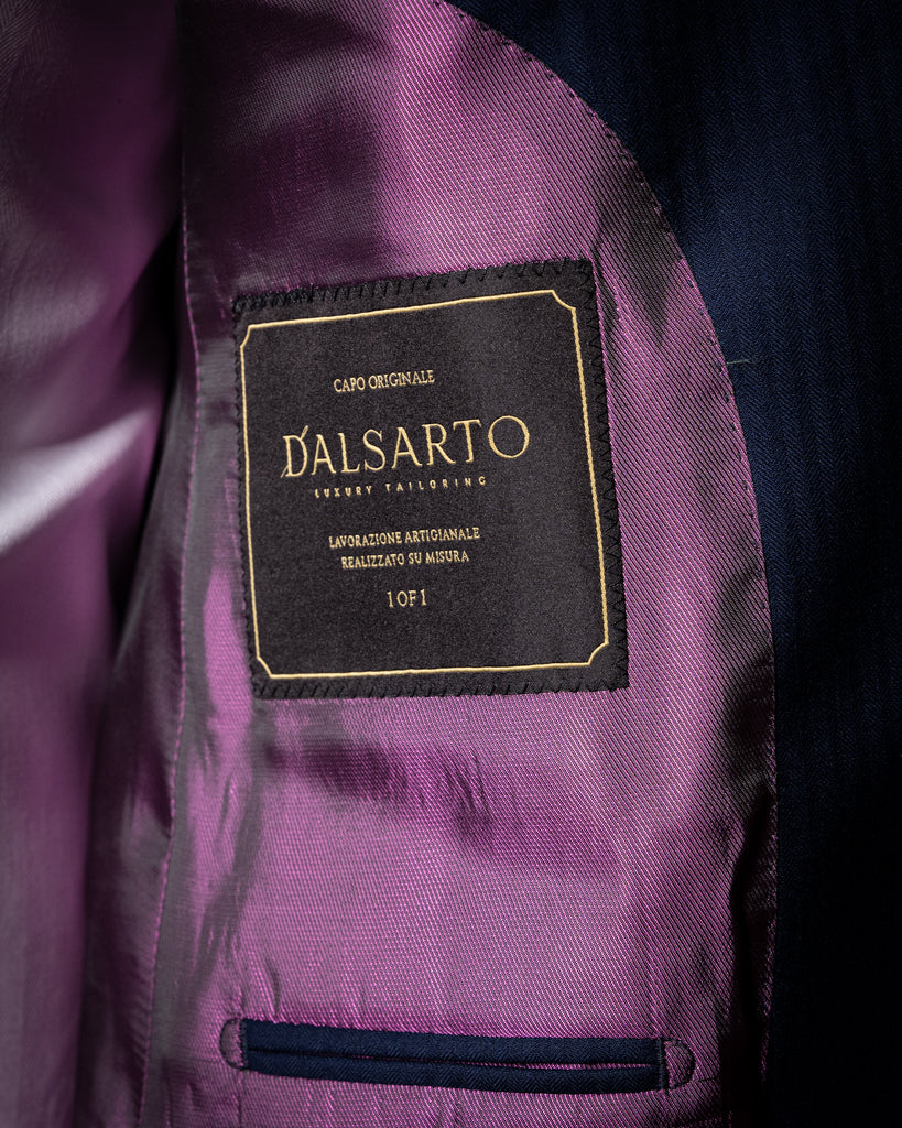 Abito Giotto Spinato Blu Navy