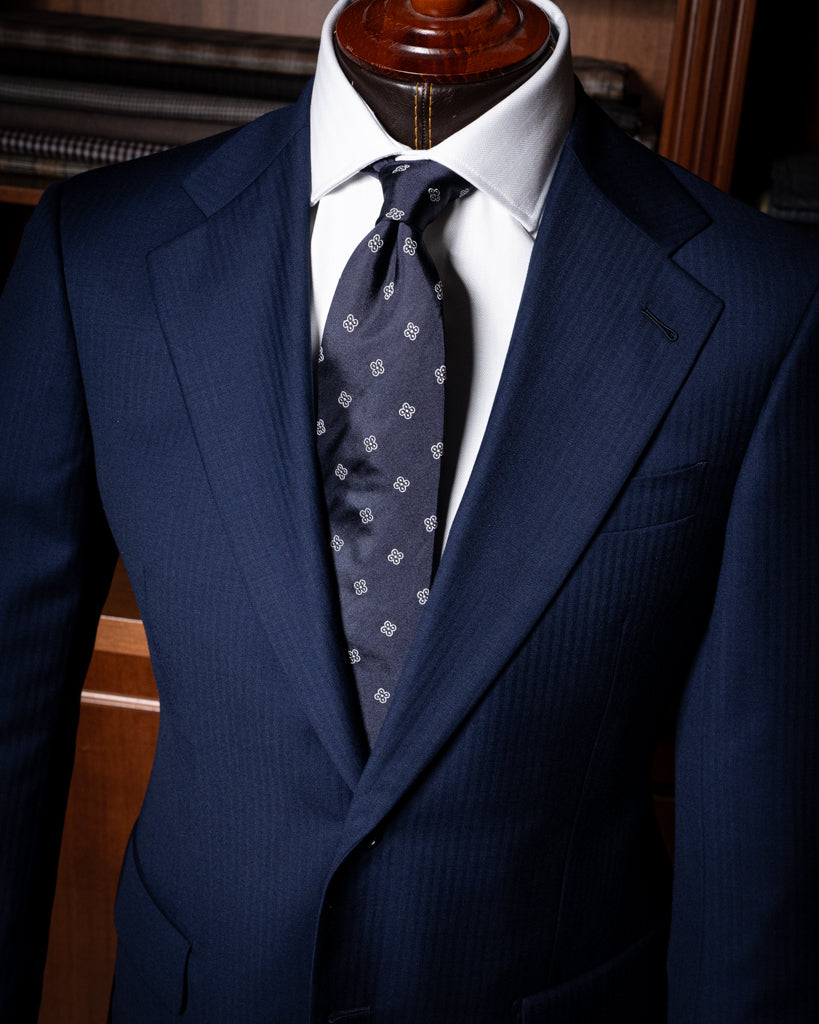 Abito Giotto Spinato Blu Navy